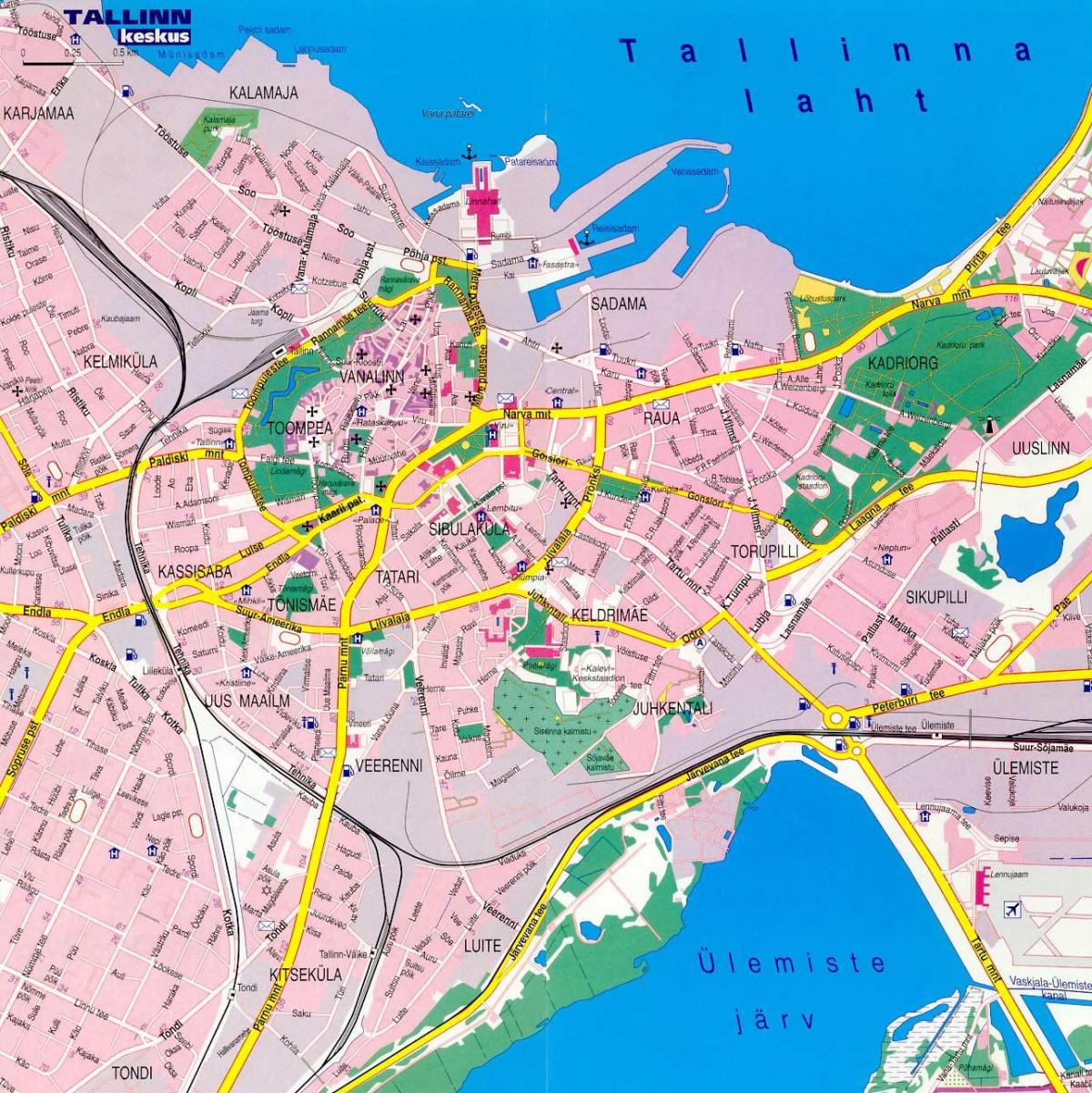 نقشه از تالین استونی 